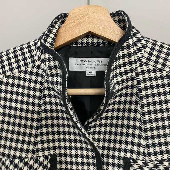 Tahari Houndstooth Blazer - Picture 6 of 16